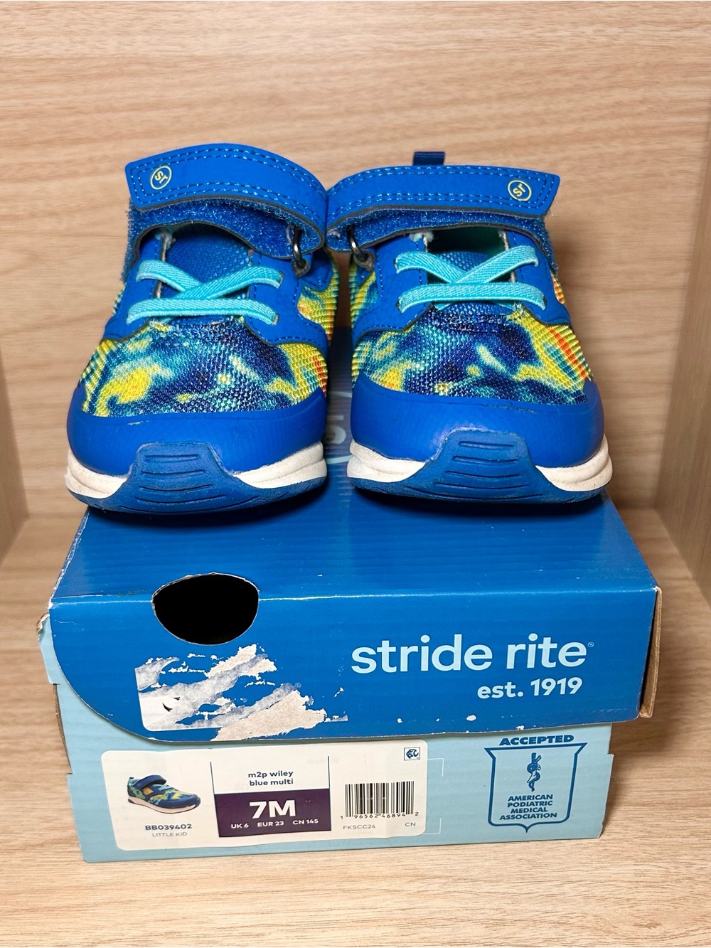 7M Stride Rite Wiley Baby Sneaker Shoes